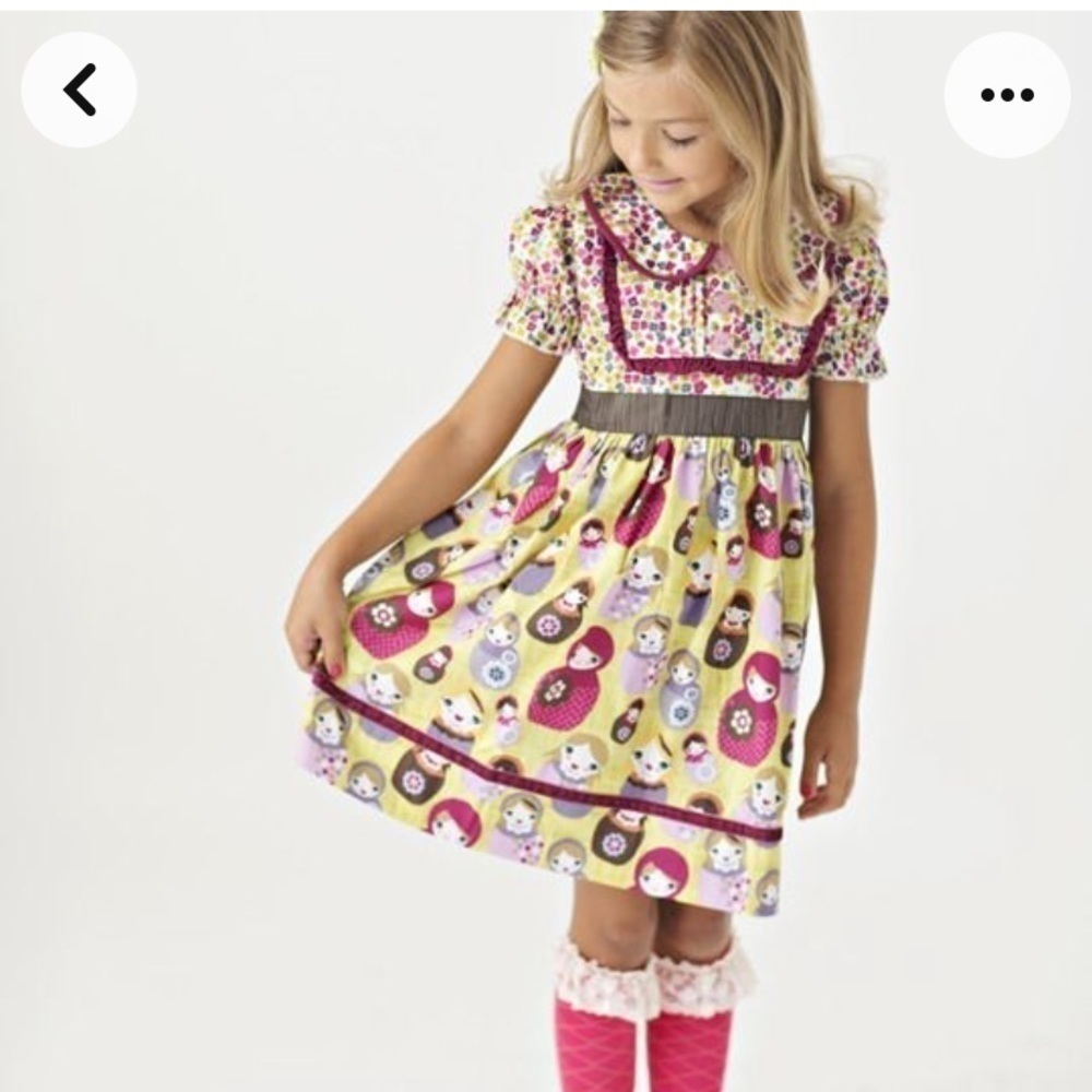 Matilda Jane Character Counts Russian Nesting Dolls Floral Dress